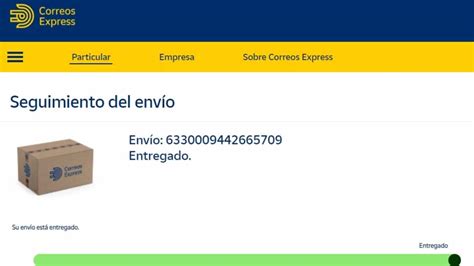 tracking correos express.